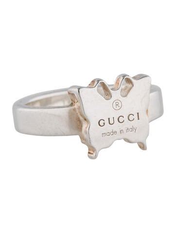 how much is a gucci ring|gucci sterling silver butterfly ring.